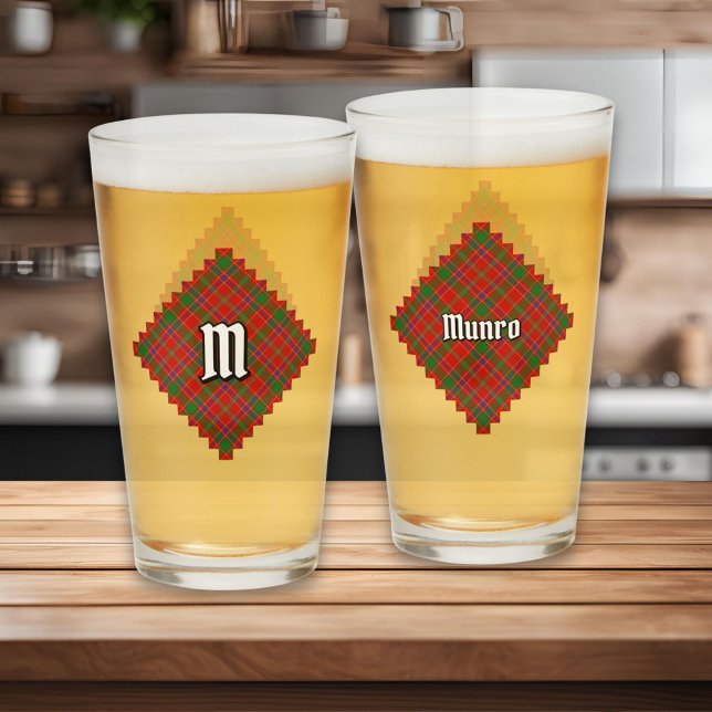 Verre Tartan du clan Munro (Créateur téléchargé)