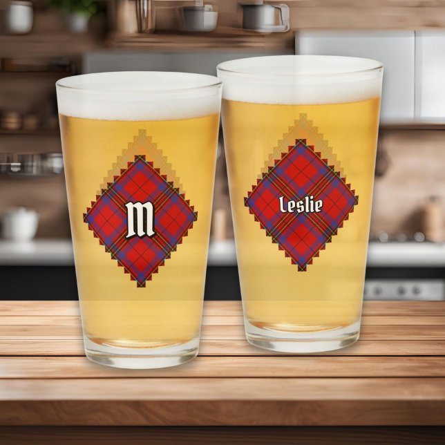 Verre Tartan rouge Clan Leslie (Créateur téléchargé)