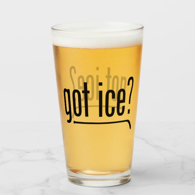 Verre t'as de la glace? (hockey) (Dos (rempli))
