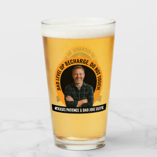 Verre Tasse à bière drôle pour la fête des pères avec ph