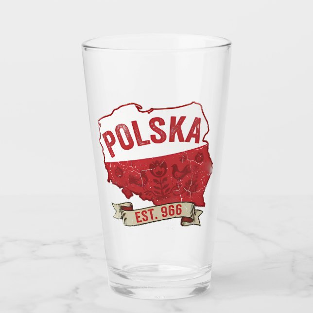 Verre Tasse à café Polska Est. 966 (Devant)