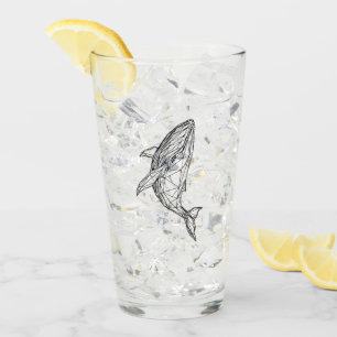 Verre Tasse baleine géométrique minimaliste
