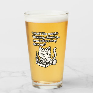 Verre Tasse Chat Drôle – Citation d'Humour d'Introverti