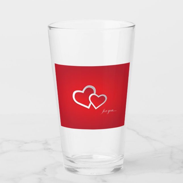Verre Tasse de la Saint-Valentin 💘 🥃 (Devant)