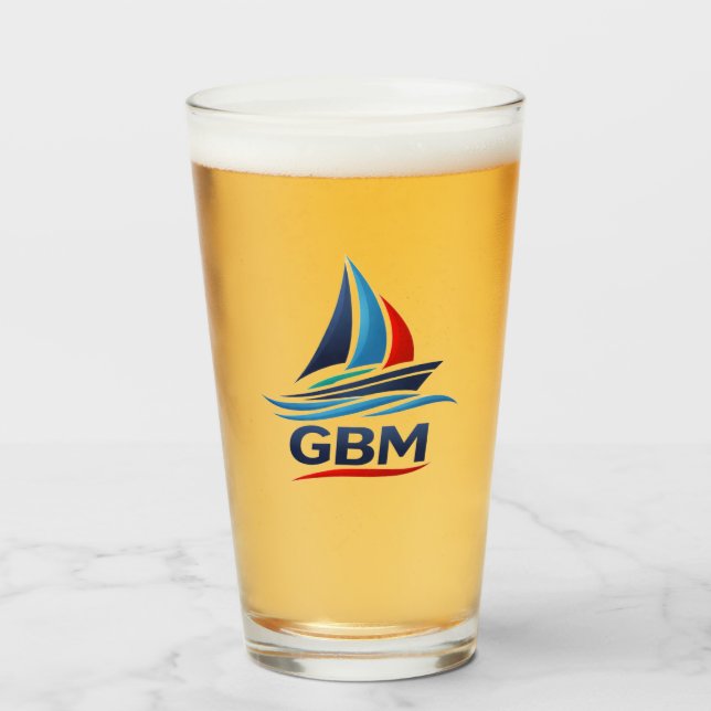 Verre Tasse de l'équipe GBM  (Devant (rempli))