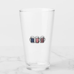 Verre Tasses à bière patriotiques Vintage Vector Design 
