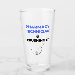 Verre Technicien en pharmacie et l'écrasement 2