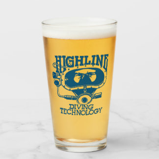 Verre Technologie de Plongeon Highline Logo Rétro