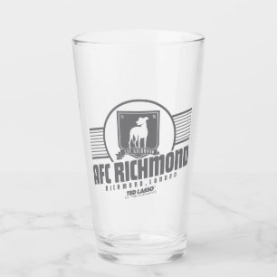 Verre Ted Lasso AFC Richmond Graphisme de la bande d'a