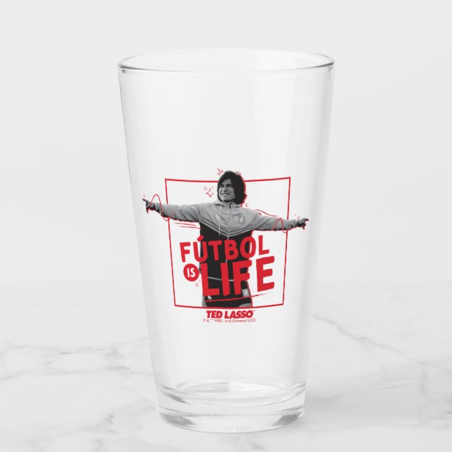 Verre Ted Lasso | Dani Rojas Fútbol is Life (Devant)