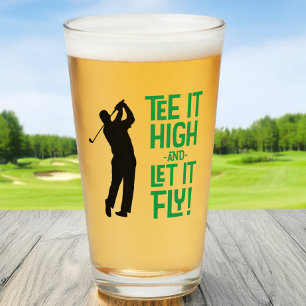 Verre Tee de golf drôle Sports Citation Mignonne Humour