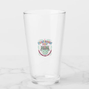 Verre Tee-shirt graphique design graphique de pot de lic