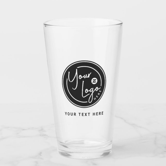 Verre Téléchargez le logo de votre marque (Devant)