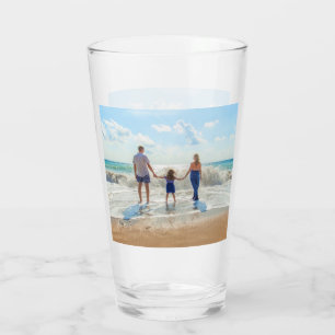 Verre Téléchargez votre photo Cadeau personnalisé en ver