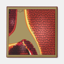 Verre tendu - Aimant de canneberge