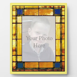 Verre tendu Look personnalisé Photo Display Plaque