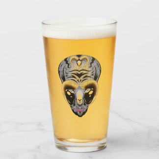 Verre Tête de chèvre Alien hybride