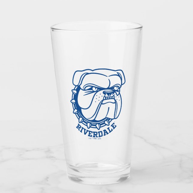 Verre Tête de Riverdale Bulldog (Devant)