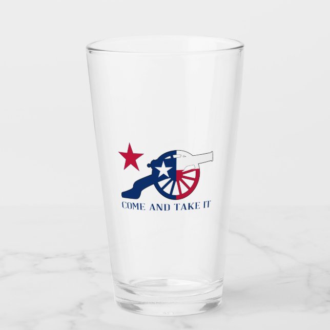 Verre Texan Cannon Venez Le Prendre (Devant)