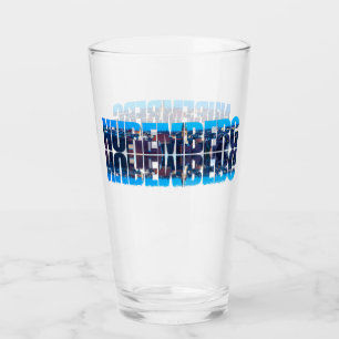 Verre Texte de Nuremberg composé d'une vue de la vieille