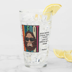Verre Texte personnalisé Bigfoot