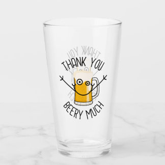 Verre Thank You Beery Much - Silly Face