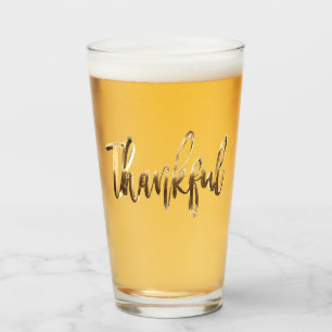 Verre Thanksgiving Elegant Gold Look Script Thanksgiving