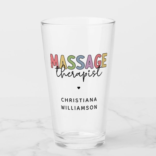Verre Thérapeute de massage sur mesure | Offres de masso (Devant)