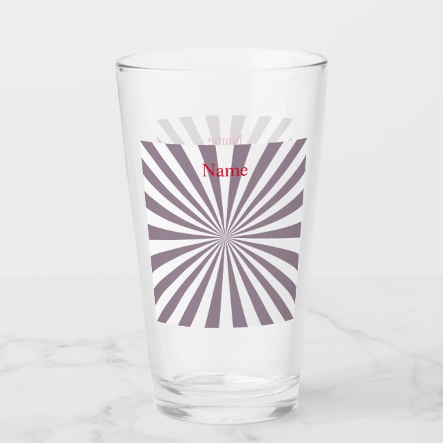Verre Thunder_Cove de Starburst Abstrait (Devant)