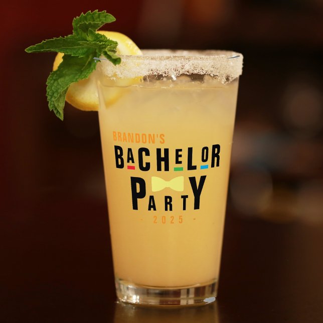 Verre Tie arc-en-ciel rétro années 90 pour enterrement d (Créateur téléchargé)