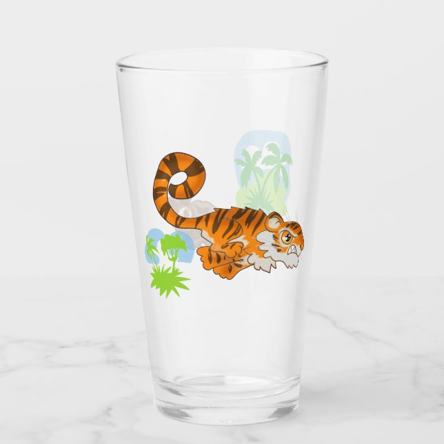 Verre Tigre à la chasse (Devant)