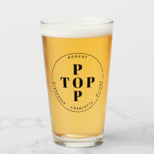 Verre Top Pop Père Papa Personnalisé