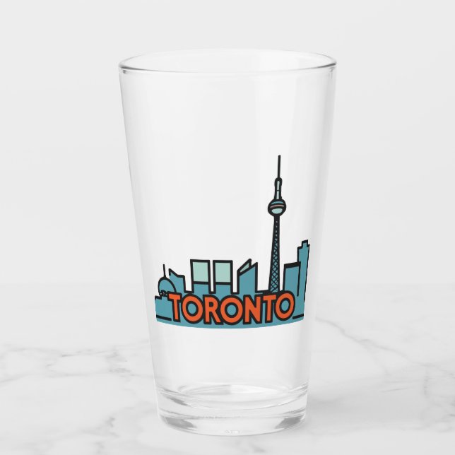 Verre Toronto Canada Skyline (Devant)