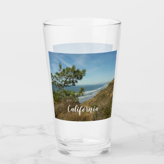 Verre Torrey Pine and California Coastline Landscape (Devant)