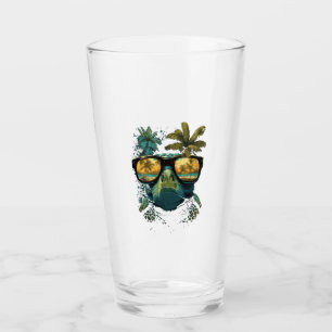 Verre Tortue Tortues de mer hawaïennes Plage Hawaï Palmi