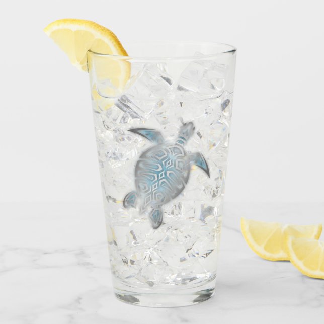 Verre Tortues argentées (Devant glace)