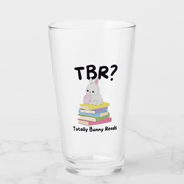 Verre Totalement Bunny Lit TBR - Cute Pastel Lecture (Devant)