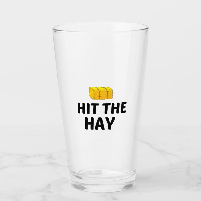 Verre Toucher le foin (Devant)