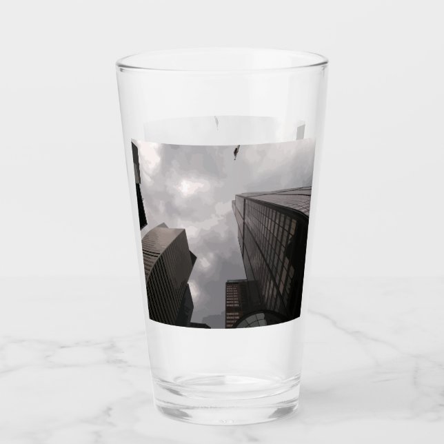 Verre Tour dans la ville. (Devant)