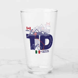 Verre Tour Divide 'TD' Pint Glass