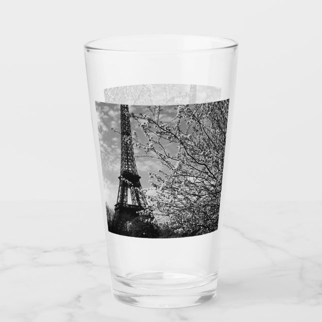 Verre Tour vintage Paris Eiffel (Devant)