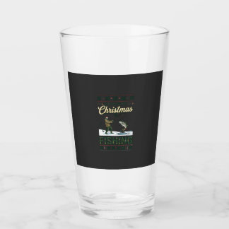 Verre Tout ce que Noël veut c'est pêcher pêcheur poisson