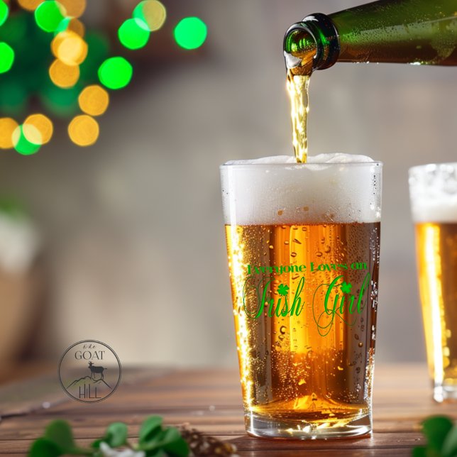 Verre Tout le monde aime une fille irlandaise (Easy to customize)