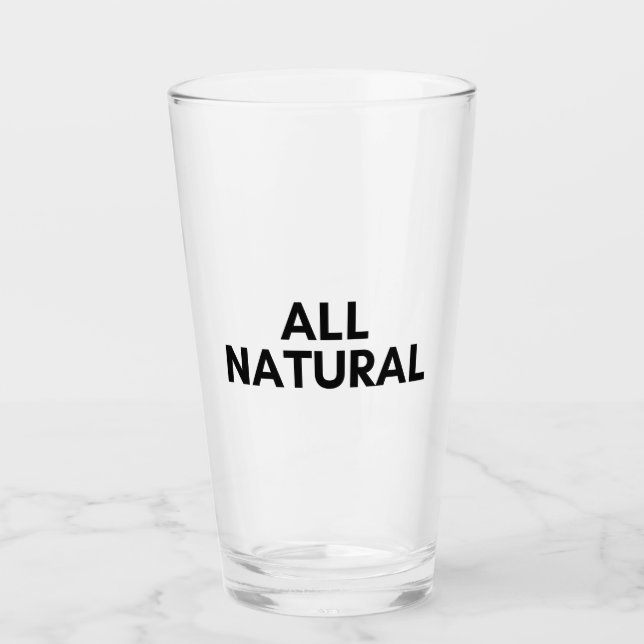 Verre tout naturel (Devant)