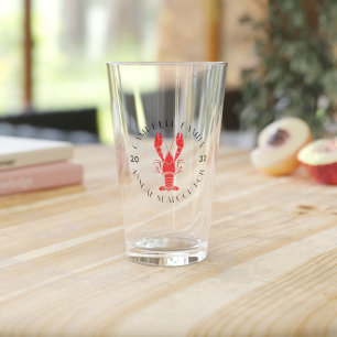 Verre Toute occasion Famille Homard Bouille Personnalisé