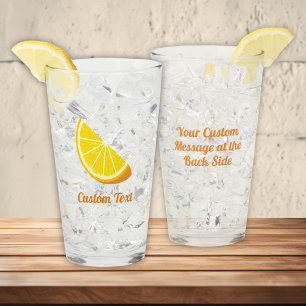 Verre tranche orange