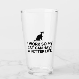 VERRE TRAVAILLE AINSI MON CHAT