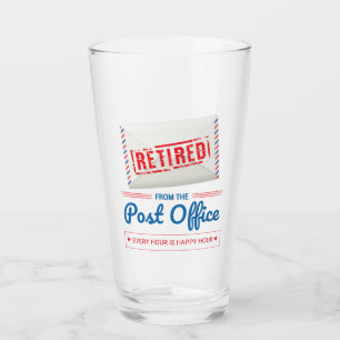 Verre Travailleur Postal Retraité Facteur Retraite Drôle