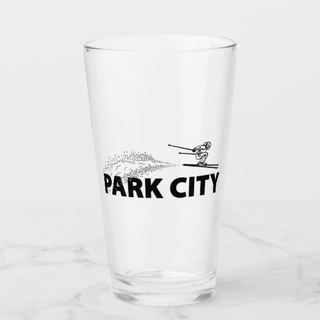 Verre Tremplin de ski de Park City Utah (Devant)