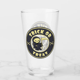 Verre Trick ou traiter Halloween griffeur caractère